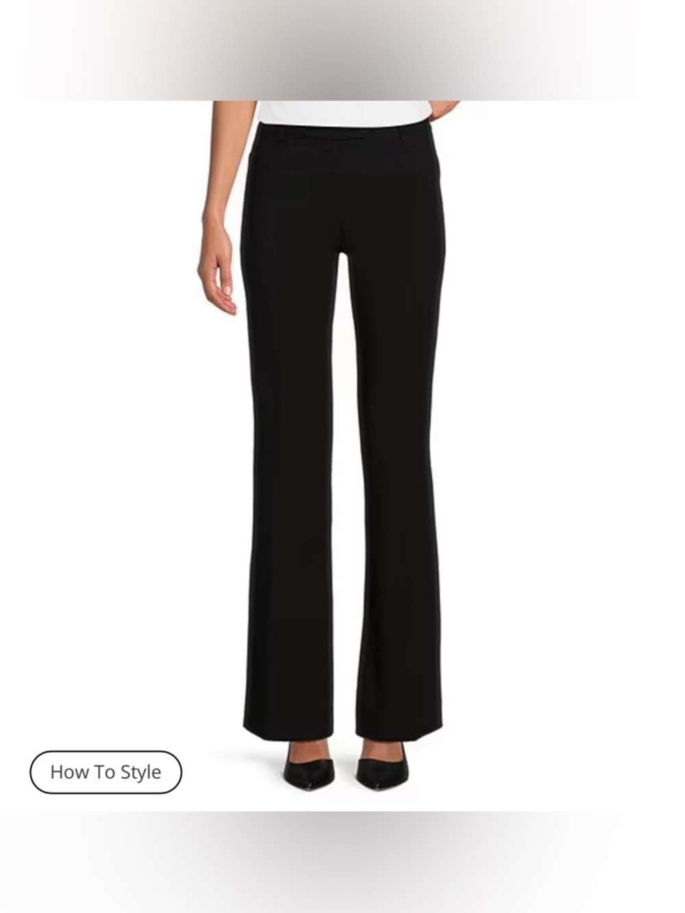 NWT Calvin Klein Modern Fit Black Trousers Size 4